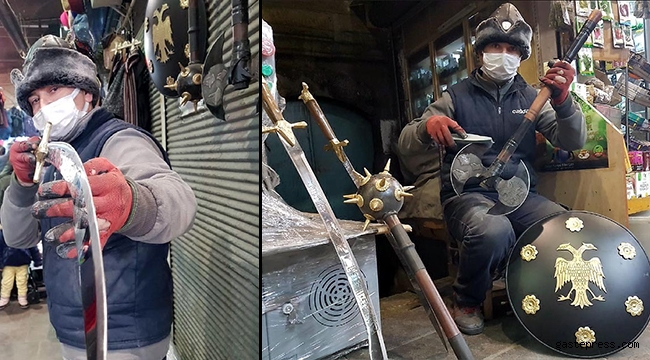 Tarihi diziler, hediyelik savaş aletlerine ilgiyi artırdı!