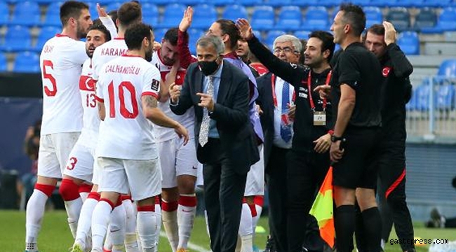 Türkiye Dünya Kupası Elemeleri grup maçında Norveç'i farklı geçti!
