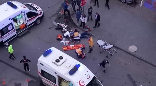 Ambulansın çarptığı motosikletli öldü!