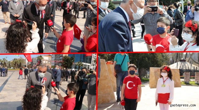 Çocuklar DHA Mikrofonunu Alırsa!