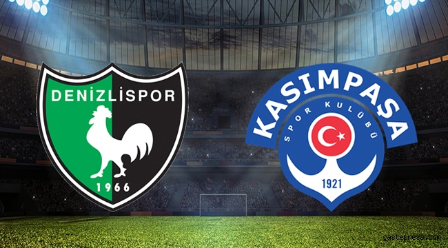 Denizlispor, Kasımpaşa karşısında 1 Puanı son dakikalarda kurtardı!