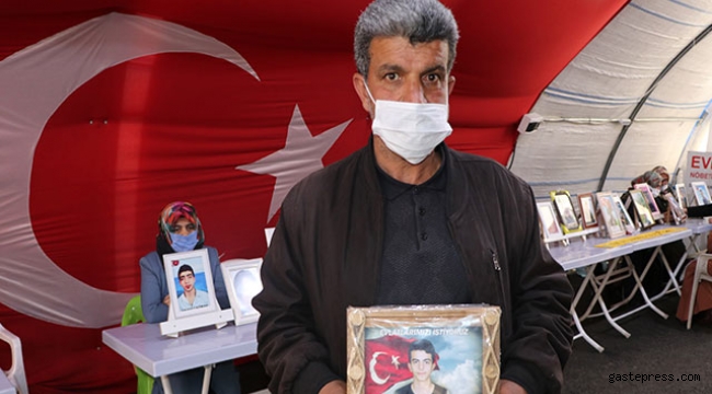 HDP önünde eylem yapan baba: Evladımızı almadan gitmeyeceğiz!