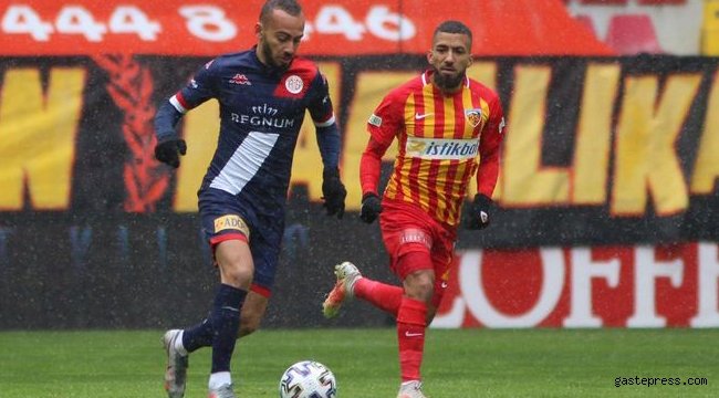 HK Kayserispor sahasında, Antalyaspor'a tek golle boyun eğdi!