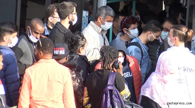 İstanbul'da kısıtlama öncesi yoğunluk yaşanıyor! 