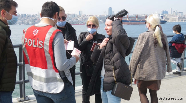 İstanbul'da Üsküdar Sahili'nde turist yoğunluğu!
