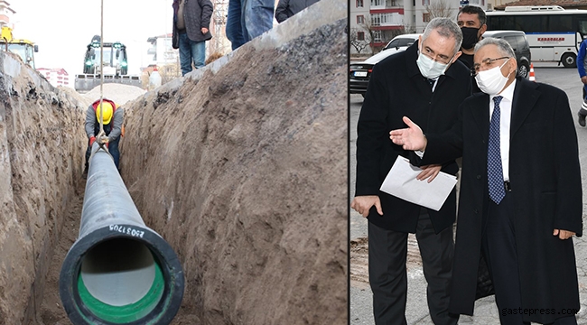 KASKİ’den İncesu'ya 6 Bin 303 Metrekarelik Alt Yapı Yatırımı!