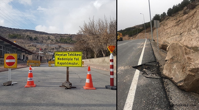 Kayseri'de heyelan riskine karşı 8 eve tahliye!