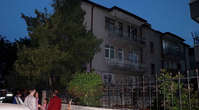 Kayseri'de, İftar vakti ocakta unutulan yemek yangına neden oldu!