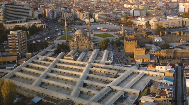 Kayseri'de tarihi Kapalı Çarşı, 9 asırdır ticaretin merkezi!