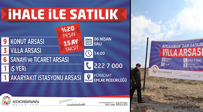 Kayseri Kocasinan'da Büyük İhale!