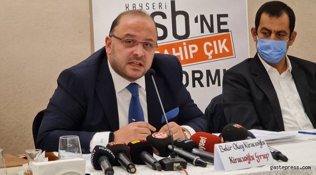 Kayseri OSB’ne Sahip Çık Platformu Sözcüsü İş İnsanı Bekir Kiracıoğlu’ndan 23 Nisan mesajı!