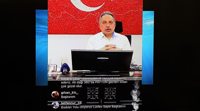 Kayseri Talas'da Başkan Yalçın, Sosyal Medya'da Canlı Yayındaydı!