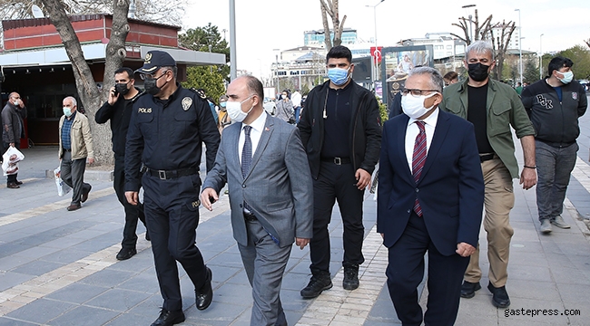 Kayseri Valisi ile Başkan Büyükkılıç'tan Saha Denetlemesi!