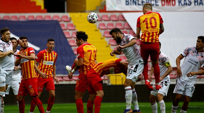 Kayserispor konuk ettiği Gençlerbirliği karşısında puanı kurtardı!