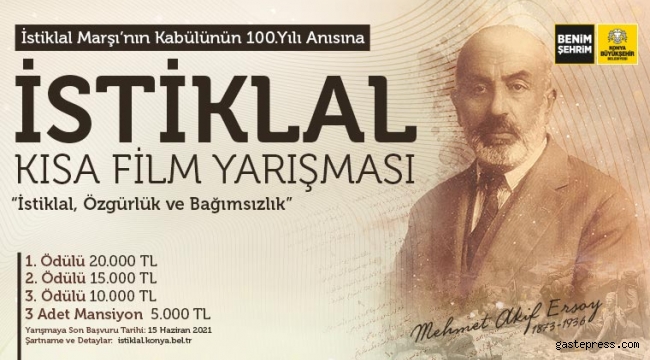 Konya Büyükşehir’den İstiklal Marşı Konulu Kısa Film Yarışması