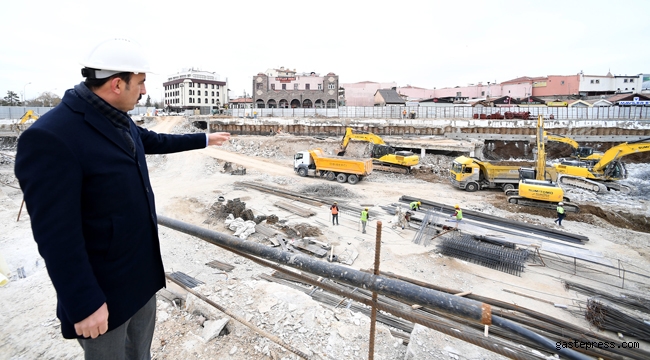 Konya'da, Mevlana Çarşısı ve Altın Çarşı’da Dönüşüm Çalışmaları Sürüyor!