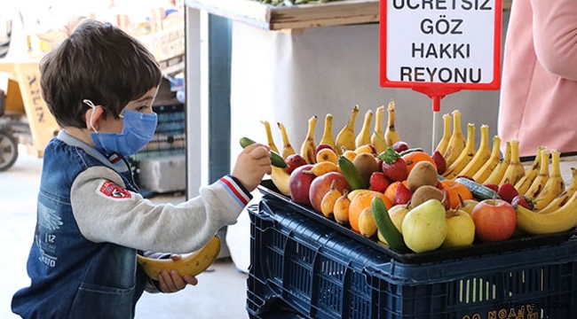 Markette çocuklara özel 'göz hakkı reyonu' uygulaması!