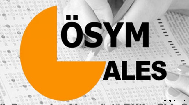 ÖSYM'den 'ALES' açıklaması!