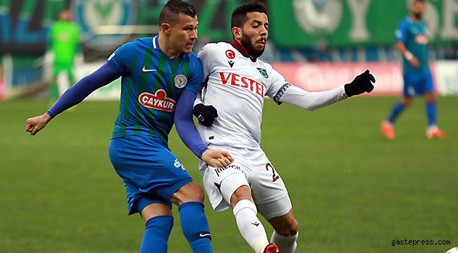 Trabzonspor, Çaykur Rizespor deplasmanından 1 puanla dönüyor! 