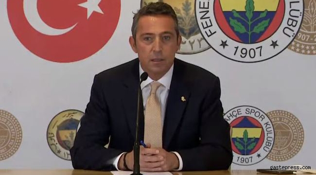 Ali Koç Fenerbahçe başkanlığına adaylığını açıkladı!
