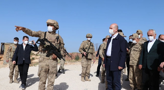 Bakan Soylu'dan Gabar'da üs bölgesindeki güvenlik güçlerine ziyaret!