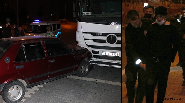 Çaldığı otomobille kaza yapınca yakalandı!
