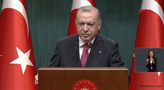Cumhurbaşkanı Erdoğan kademeli normalleşme takvimini açıkladı!
