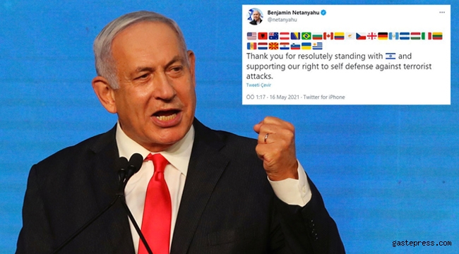 İsrail Başbakanı Netanyahu katliama destek veren ülkeleri paylaştı! 