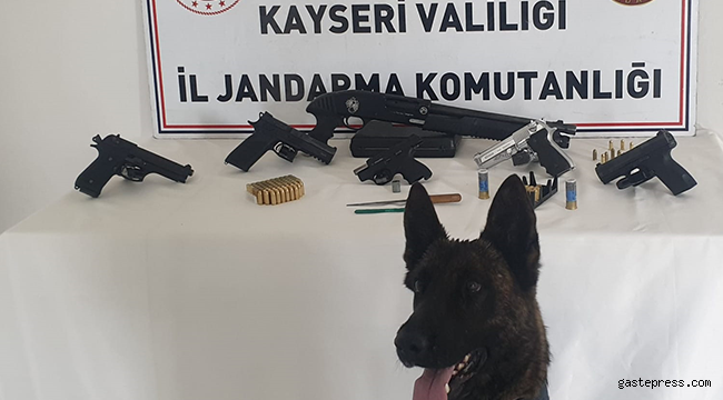 Kayseri'de silah kaçakçılığı operasyonunda 9 gözaltı!