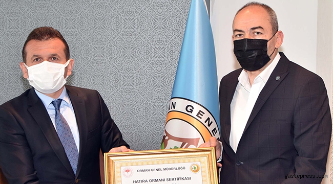 Kayseri Ticaret Odası hatıra ormanı kuruluyor!
