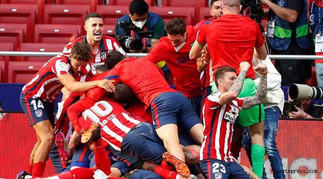 La Liga'nın şampiyonu Atletico Madrid oldu!