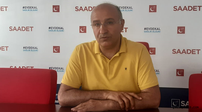 Saadet Partili Sinan Aktaş, Sandığa gittiğinizde bugün Sizin unutanları O gün sizde unutun!