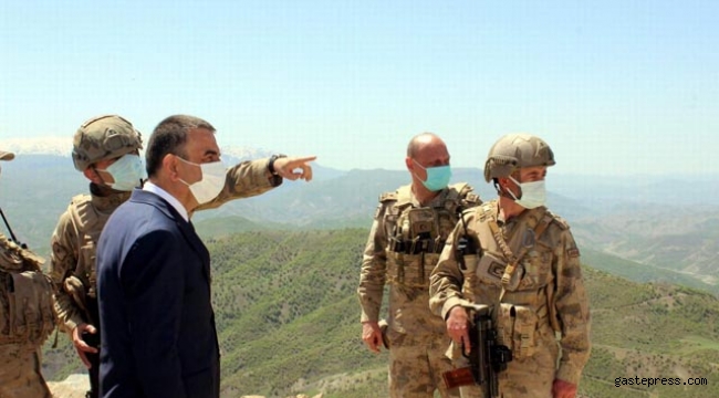 Siirt Valisi'nden operasyon bölgelerinde inceleme!