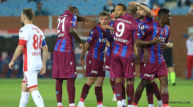 Trabzonspor, Antalyaspor'u geçerek 3 puanın sahibi oldu!