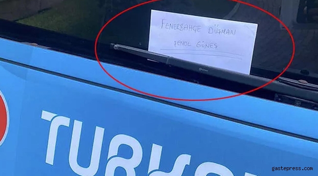 A Milli Takım otobüsüne bırakılan not olay  oldu!