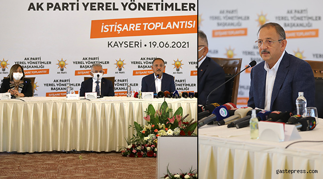 AK Parti Yerel Yönetimler Başkanlığı istişare toplantısı Kayseri Erciyes'te yapıldı!