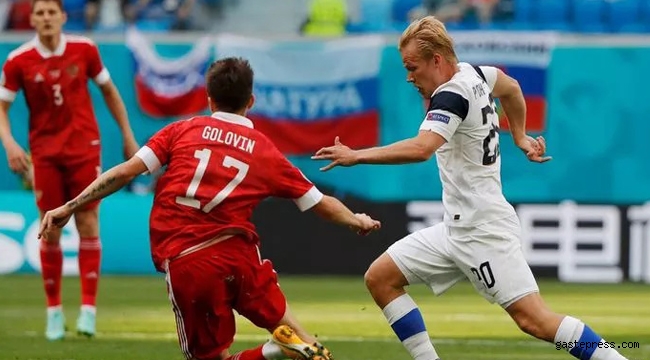 EURO 2020'de, Rusya Finlandiya'yı tek golle geçti!