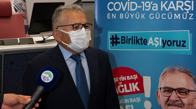 Kayseri Büyükşehir'den ''AŞI'' seferberliği!