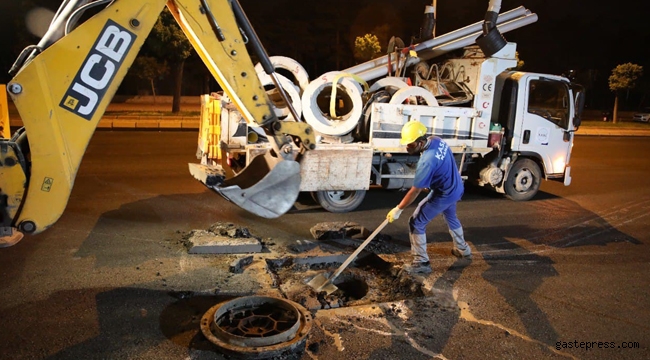 Kayseri Büyükşehir ve KASKİ'den Gece Mesaisi!