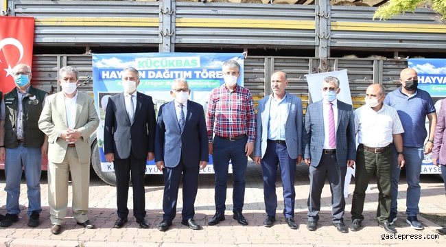 Kayseri’de 55 aileye bin 100 adet küçükbaş hayvan dağıtıldı!