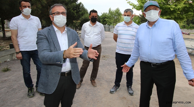 Kayseri Hacılar'da 15 Temmuz Şehitler Parkında Hummalı Çalışma!