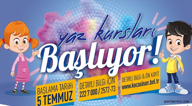 Kayseri Kocasinan'da Çocuklar için doludizgin yaz programı!
