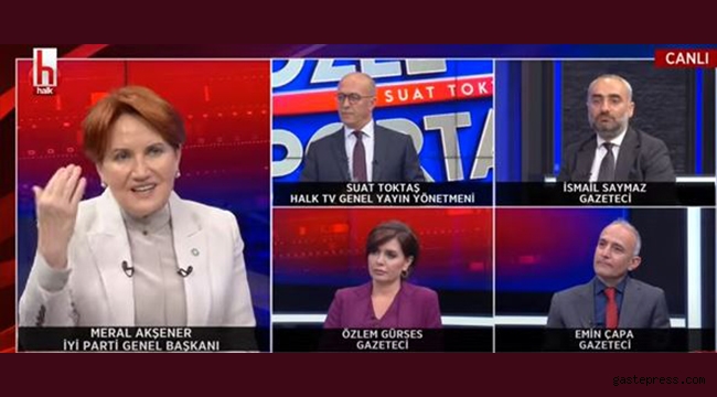 Meral Akşener; ''Ayrı Aday Çıkarsınlar''