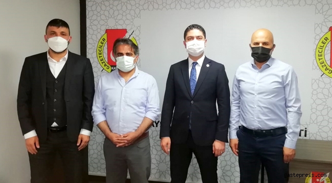 MHP Genel Başkan Yardımcısı ve Kayseri Milletvekili İsmail Özdemir Kayseri Gazeteciler Cemiyeti'ni ziyaret etti!