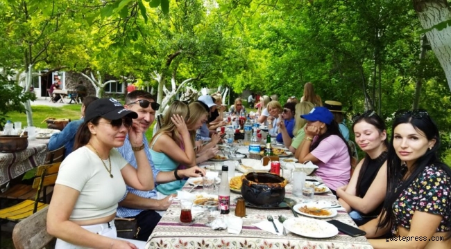 Soğanlı ören yerine Ukraynalı turist ilgisi!