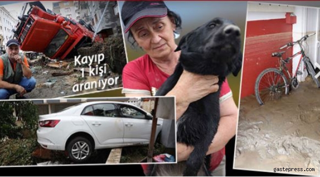 Artvin'de sel gitti, çamur kaldı; kayıp 1 kişi aranıyor!