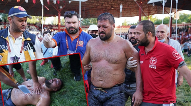 Başpehlivan Kara hastaneye kaldırıldı