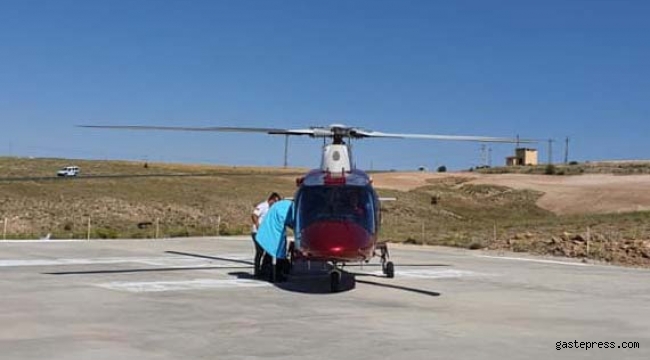 Diyabetik hasta, ambulans helikopterle sevk edildi!