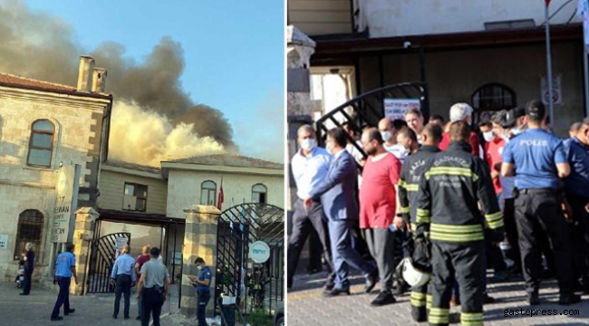 Gaziantep'te özel hastanede yangın; 46 hasta tahliye edildi!
