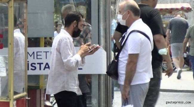 İstanbul'da bir kişi Turistlere kendi HES kodunu satarken yakalandı!